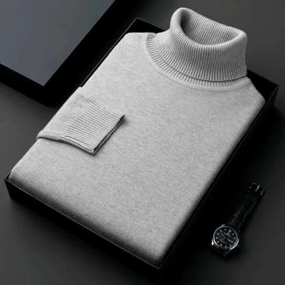 Alwin Herren Rollkragenpullover Warm