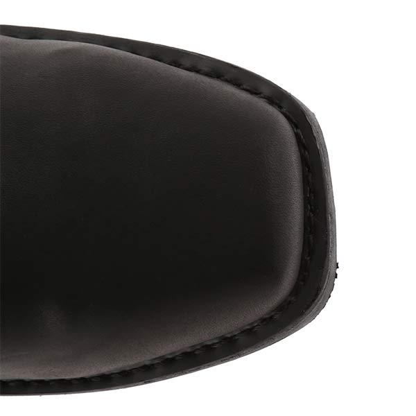 Eveloria Damen Westernstiefel Cowboy Leder Braun