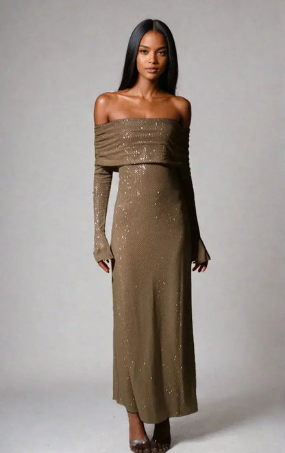 Eveloria Damen Abendkleid Feierlichkeiten Seide Schwarz - Eveloria