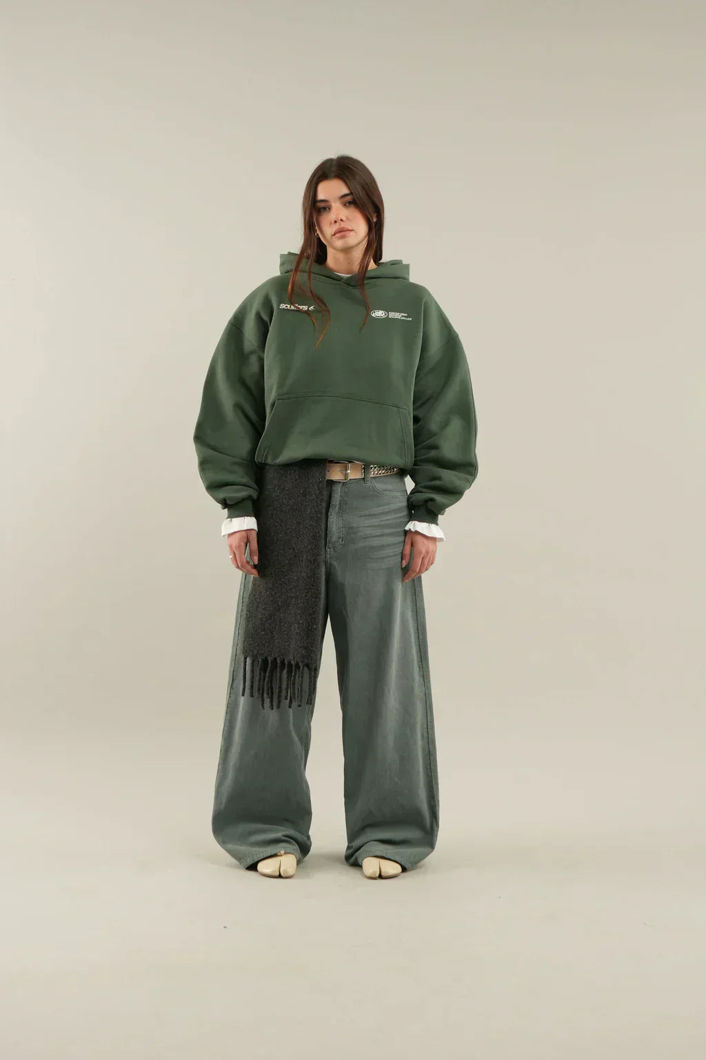 Damen Oversize Hoodie Bedruckt