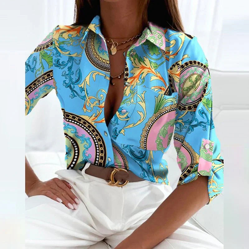 Damen Pullover Mit Umlegekragen