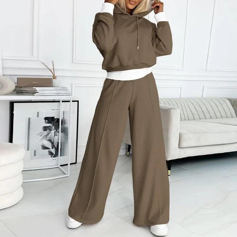 Damen Warme Monochrome Wollset