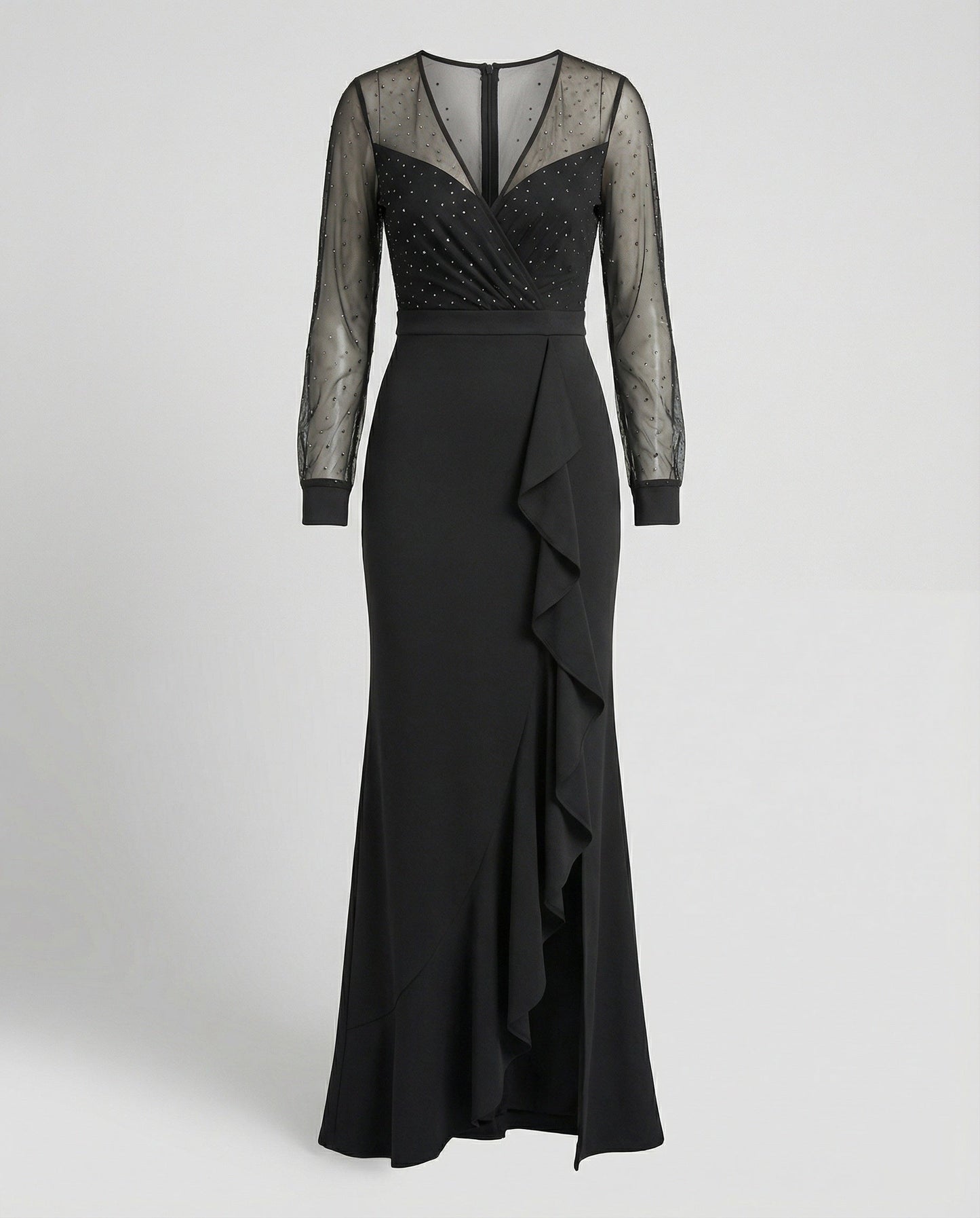 Eveloria Damen Abendkleid Glänzend Mit Pailletten