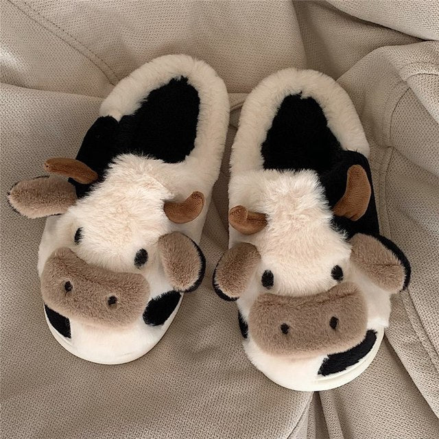 Eveloria Damen Flauschige Tierpantoffeln