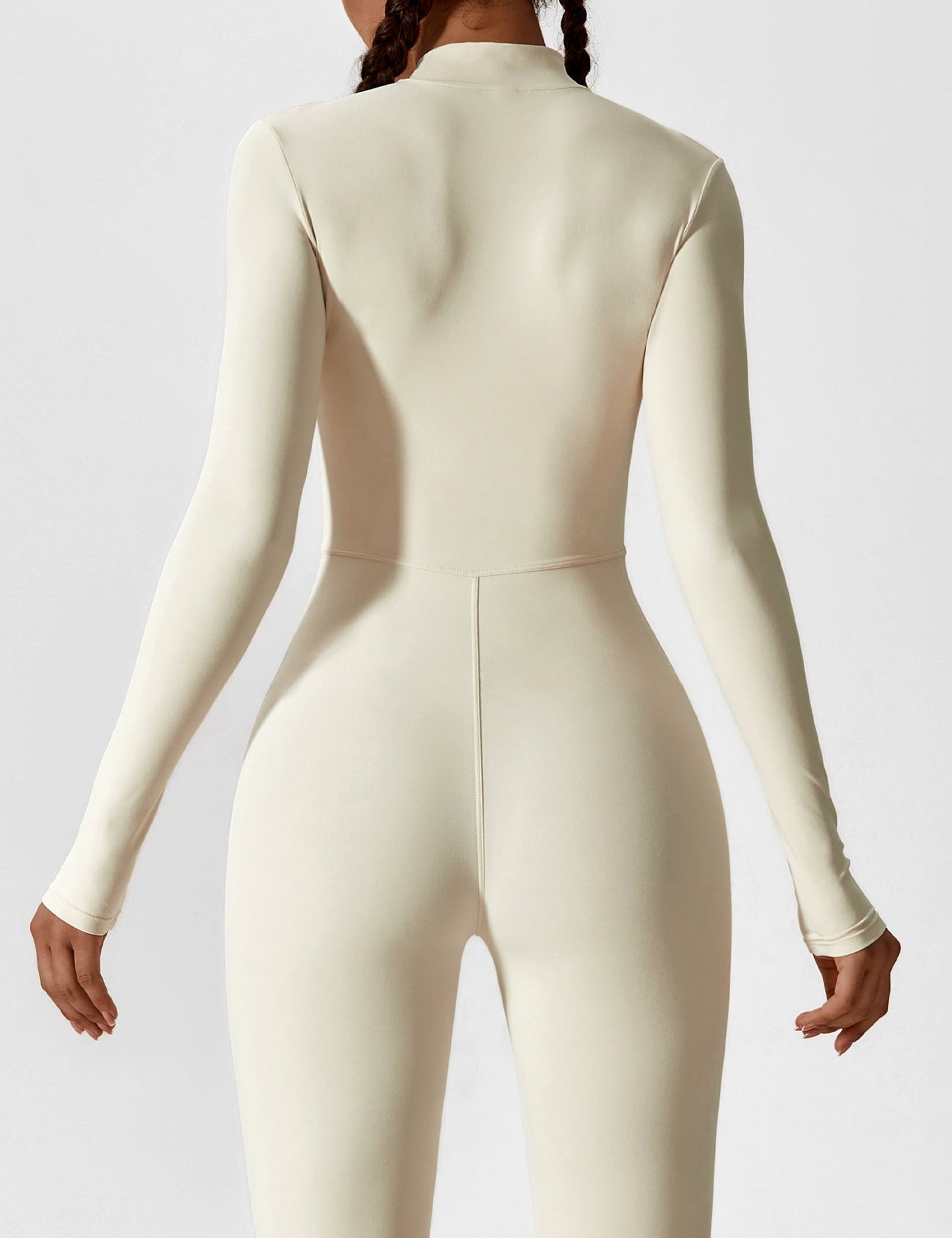 Damen Sommer Langarmset Mit Reißverschluss