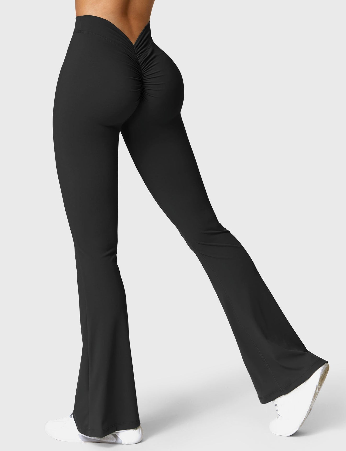 Eveloria Damen Leggings V-Ausschnitt
