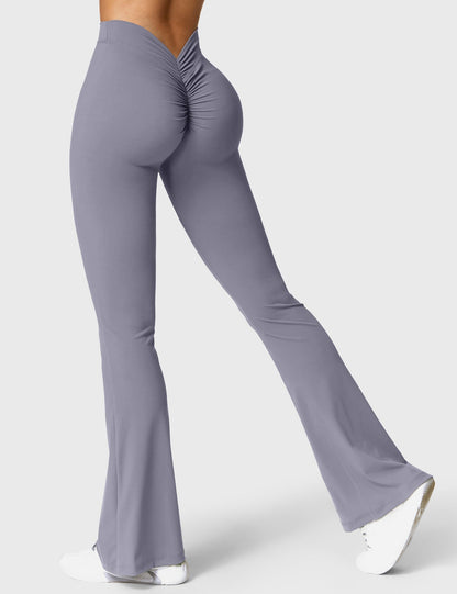Eveloria Damen Leggings V-Ausschnitt