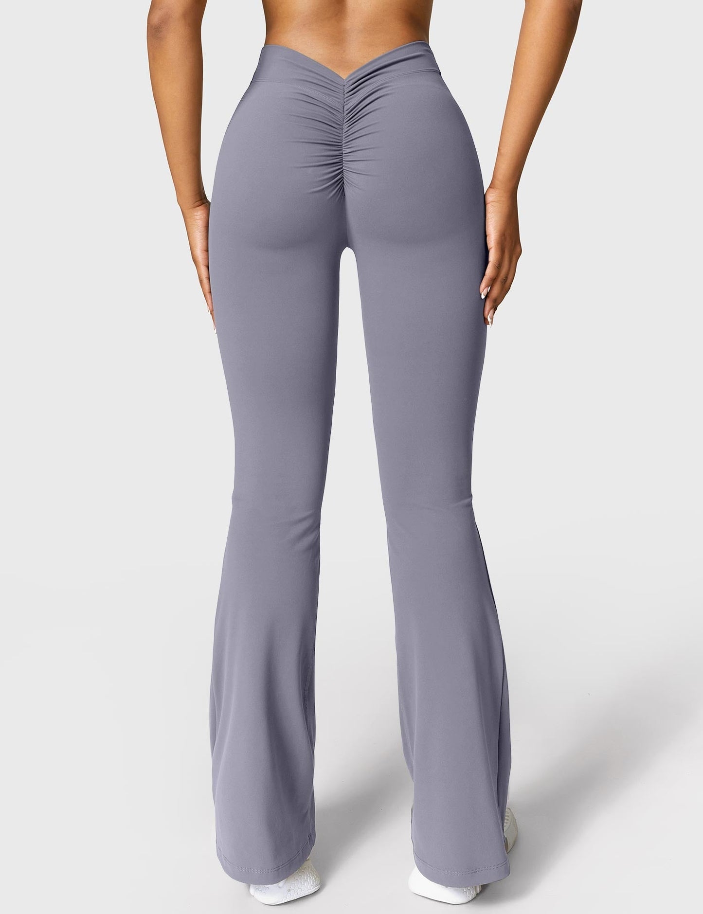 Eveloria Damen Leggings V-Ausschnitt