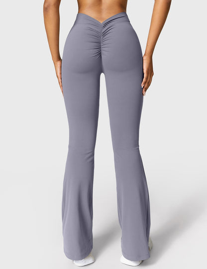 Eveloria Damen Leggings V-Ausschnitt