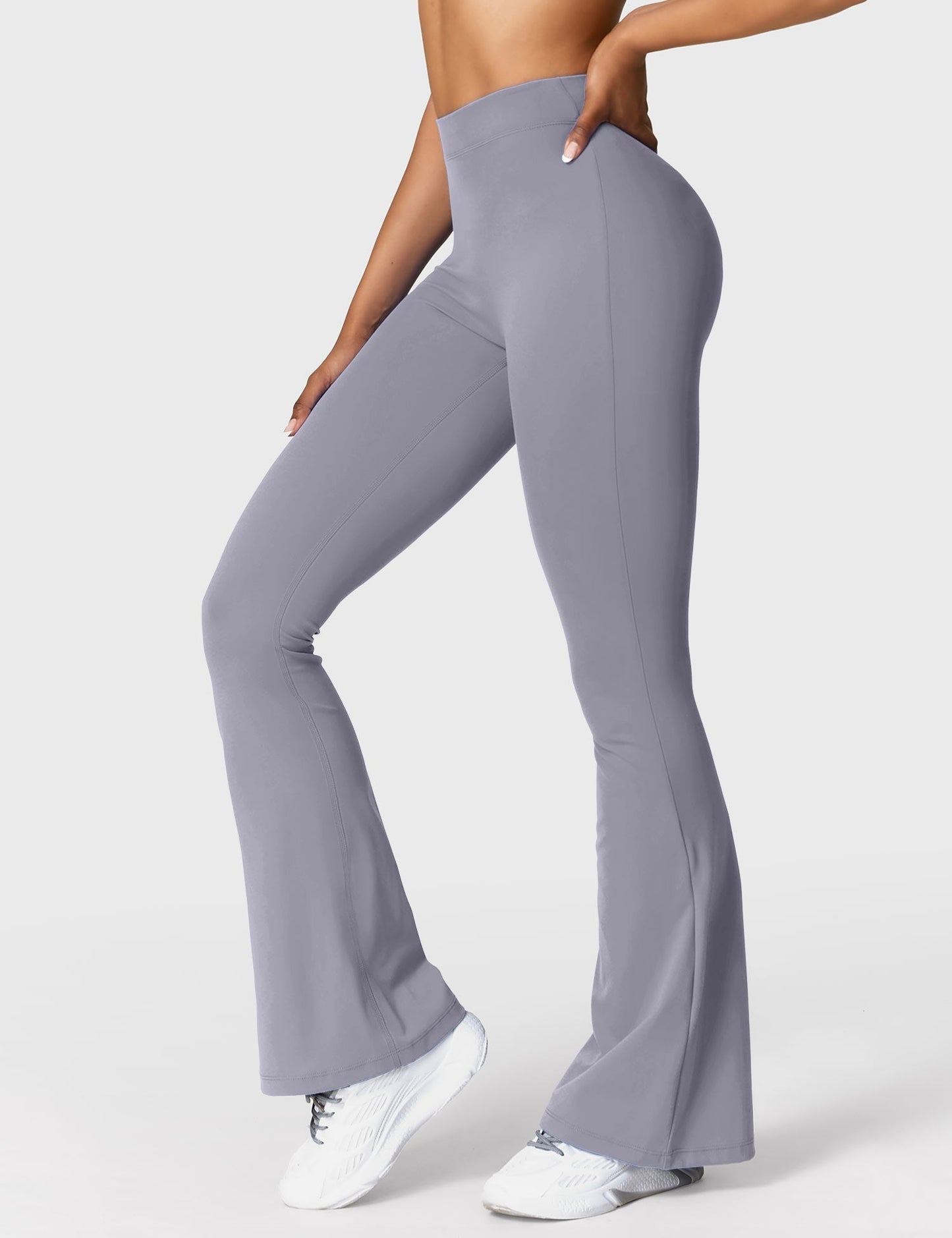 Eveloria Damen Leggings V-Ausschnitt