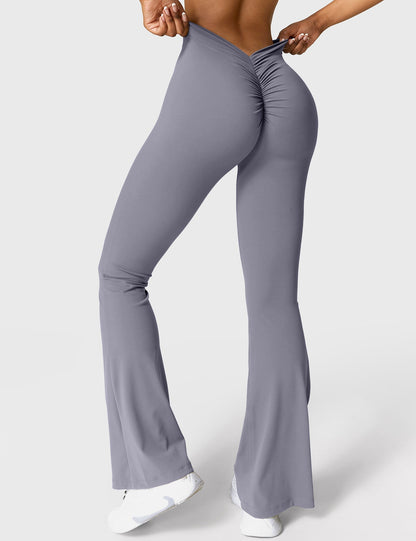Eveloria Damen Leggings V-Ausschnitt