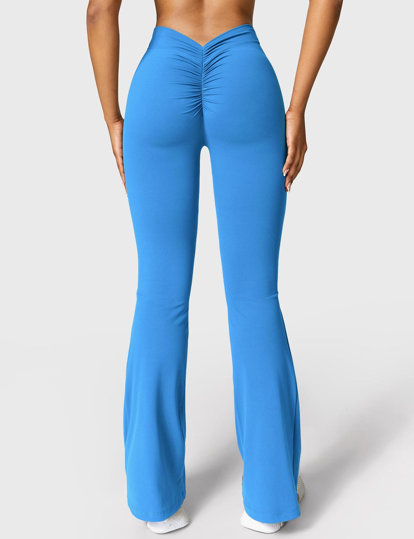 Eveloria Damen Leggings V-Ausschnitt