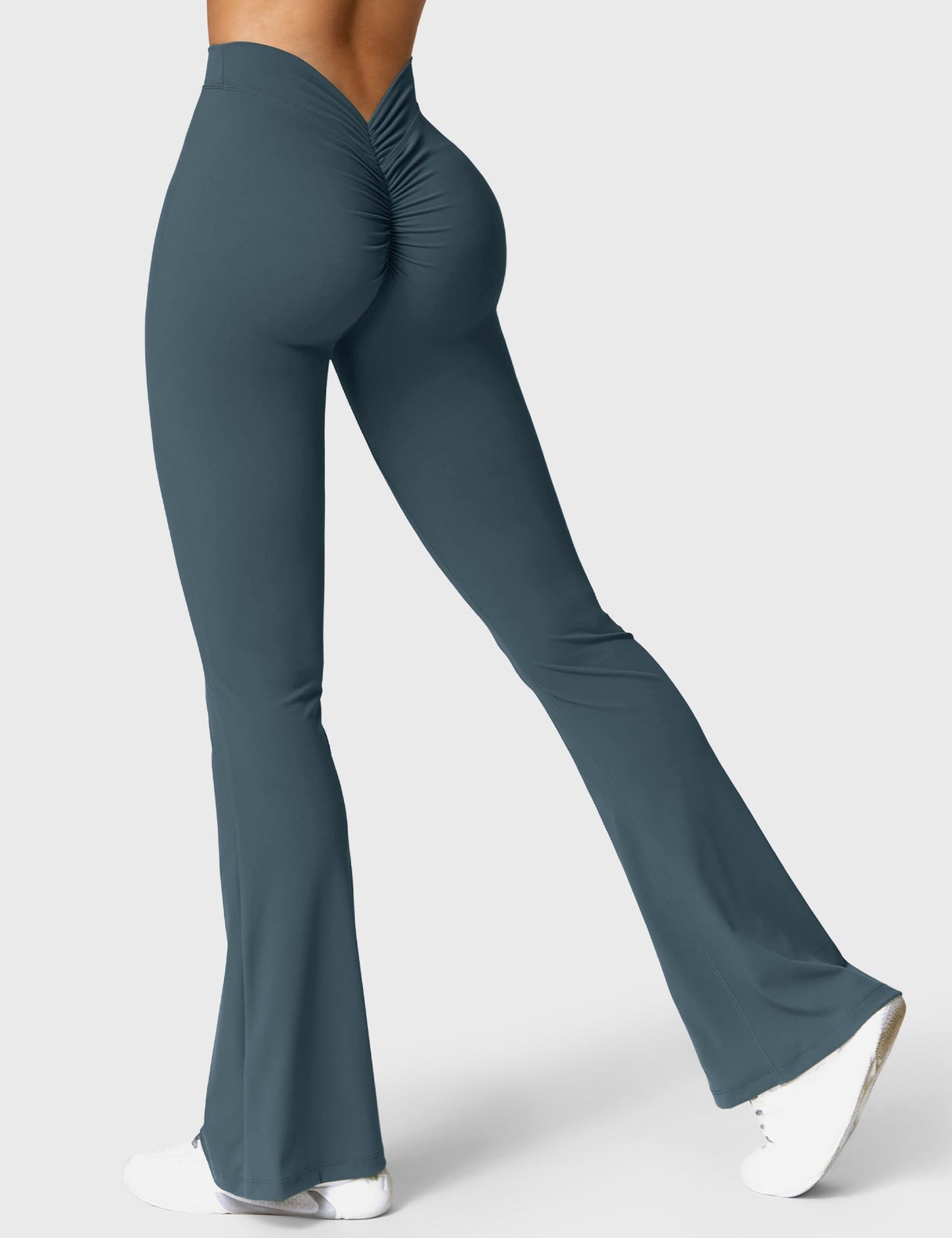 Eveloria Damen Leggings V-Ausschnitt