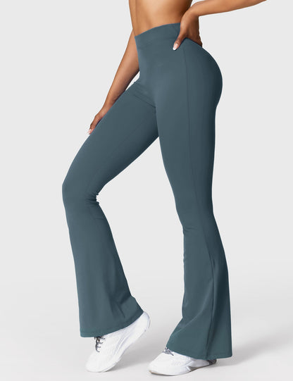 Eveloria Damen Leggings V-Ausschnitt