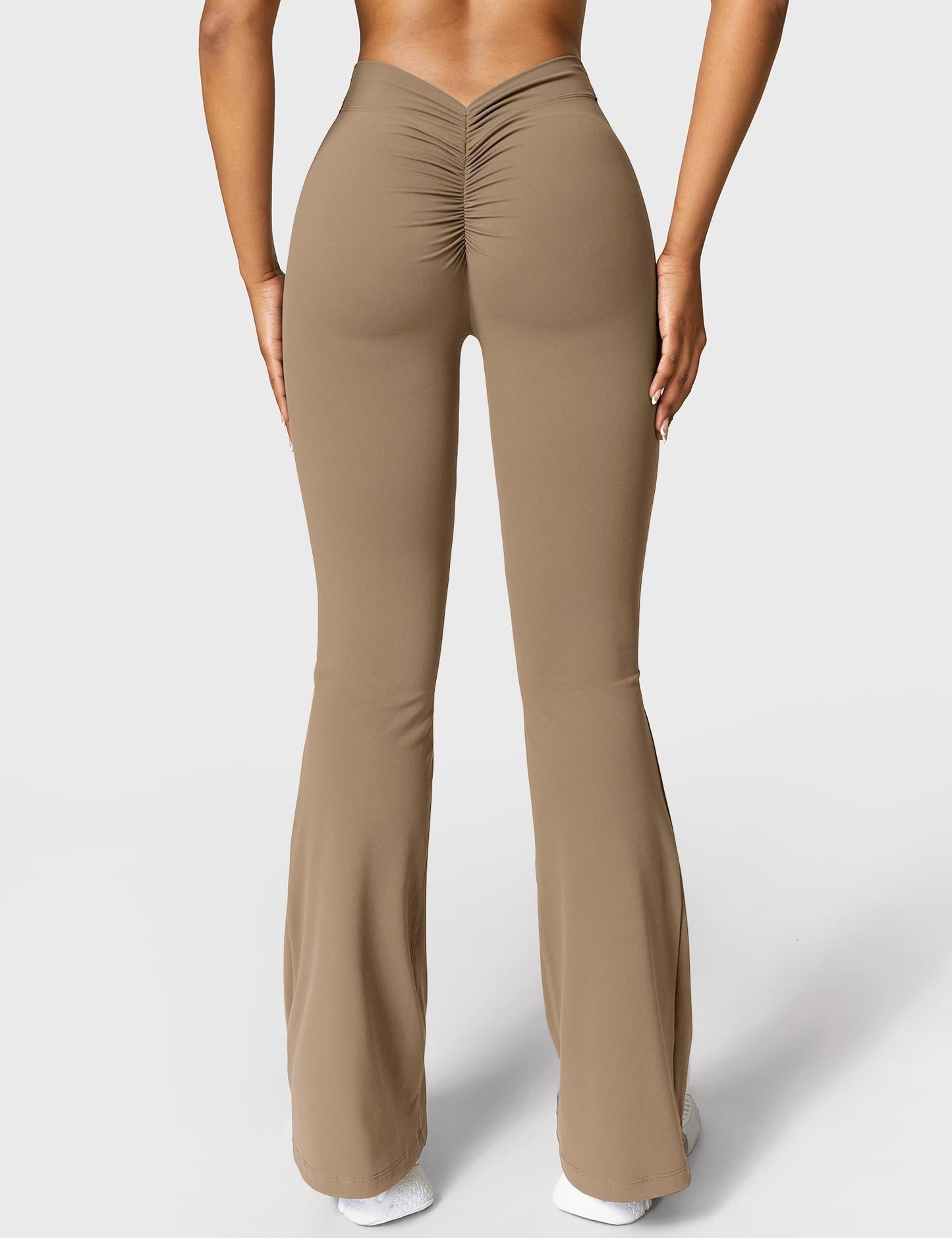 Eveloria Damen Leggings V-Ausschnitt