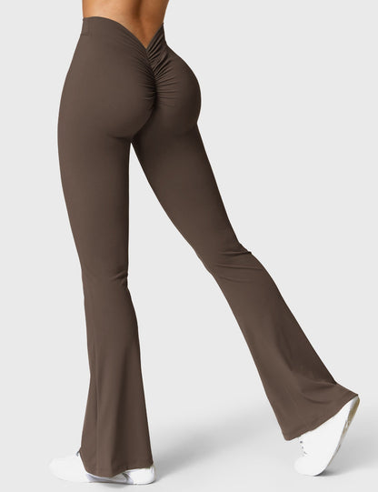 Eveloria Damen Leggings V-Ausschnitt