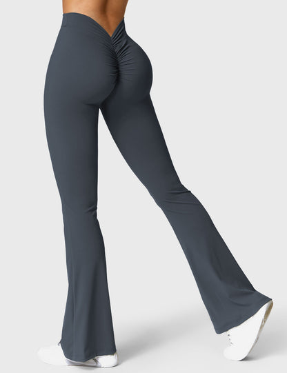 Eveloria Damen Leggings V-Ausschnitt