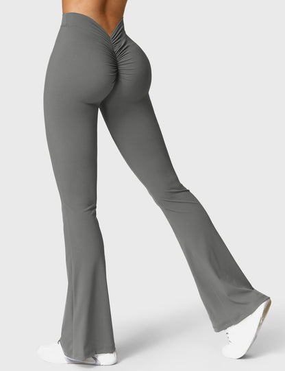 Eveloria Damen Leggings V-Ausschnitt