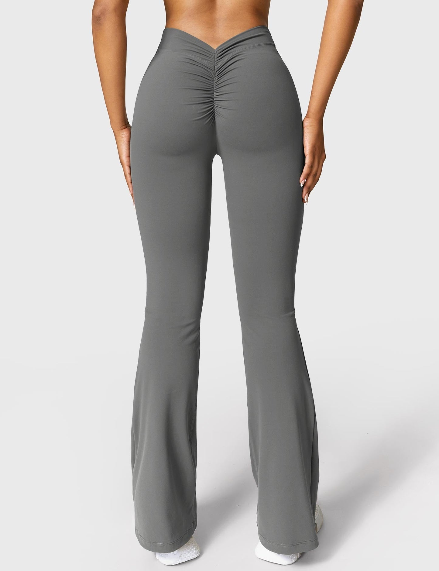 Eveloria Damen Leggings V-Ausschnitt
