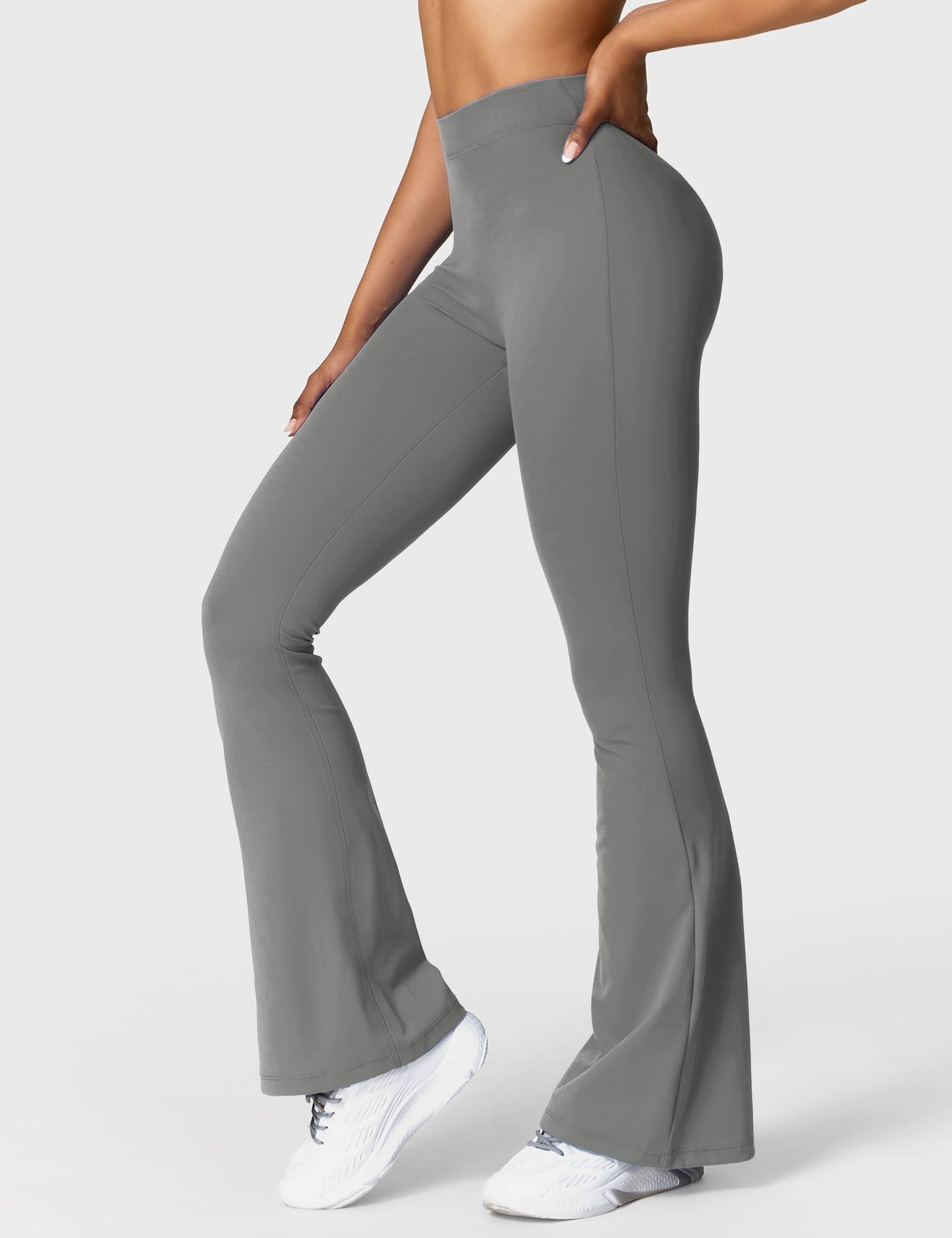 Eveloria Damen Leggings V-Ausschnitt