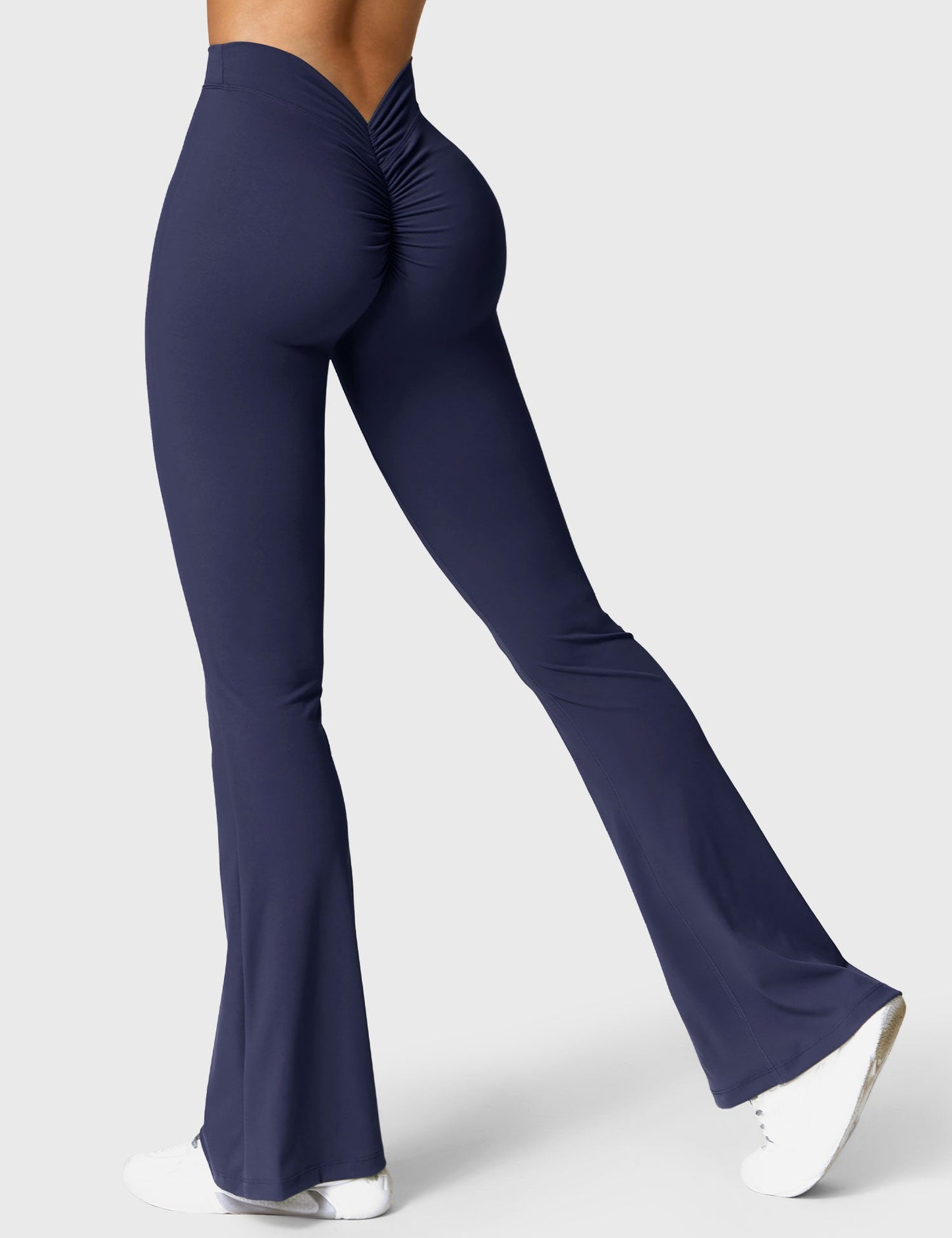 Eveloria Damen Leggings V-Ausschnitt