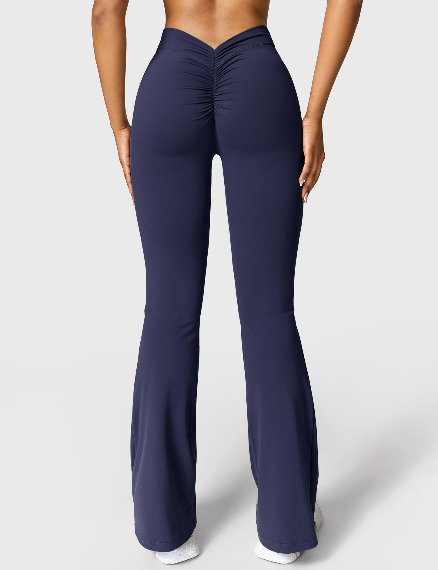 Eveloria Damen Leggings V-Ausschnitt