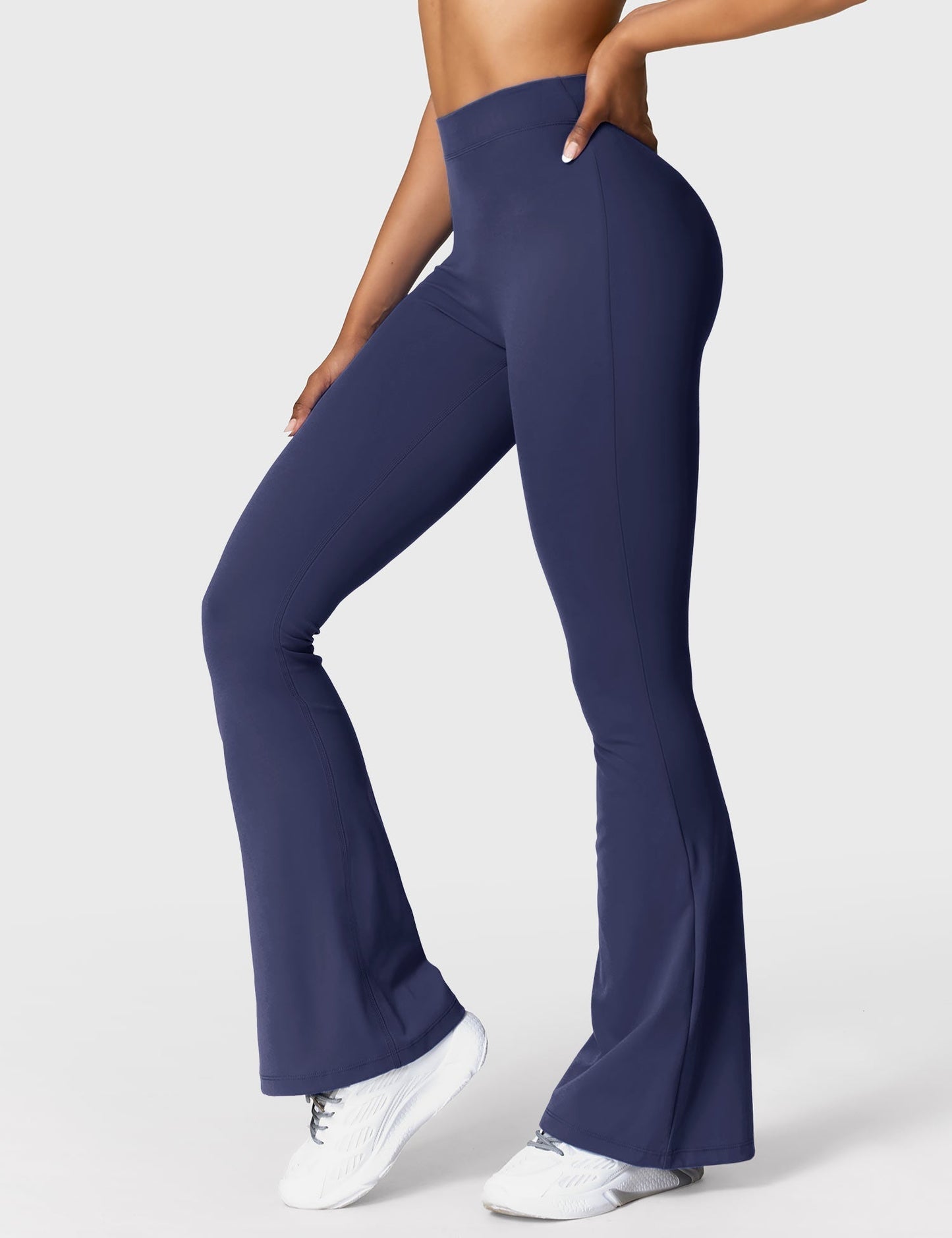 Eveloria Damen Leggings V-Ausschnitt