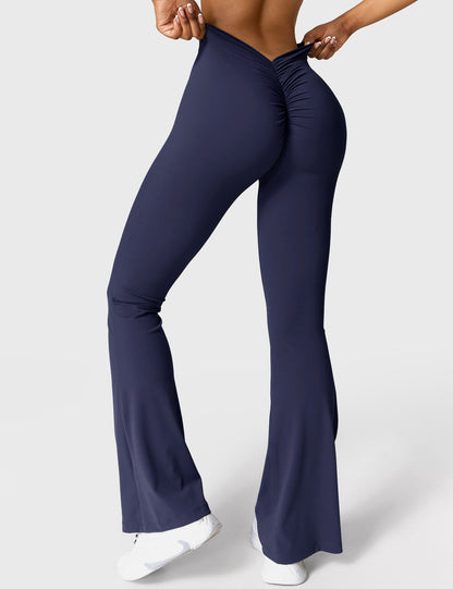Eveloria Damen Leggings V-Ausschnitt