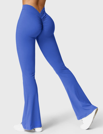 Eveloria Damen Leggings V-Ausschnitt