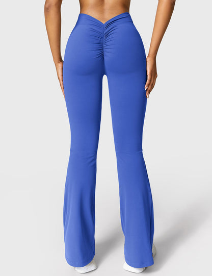 Eveloria Damen Leggings V-Ausschnitt