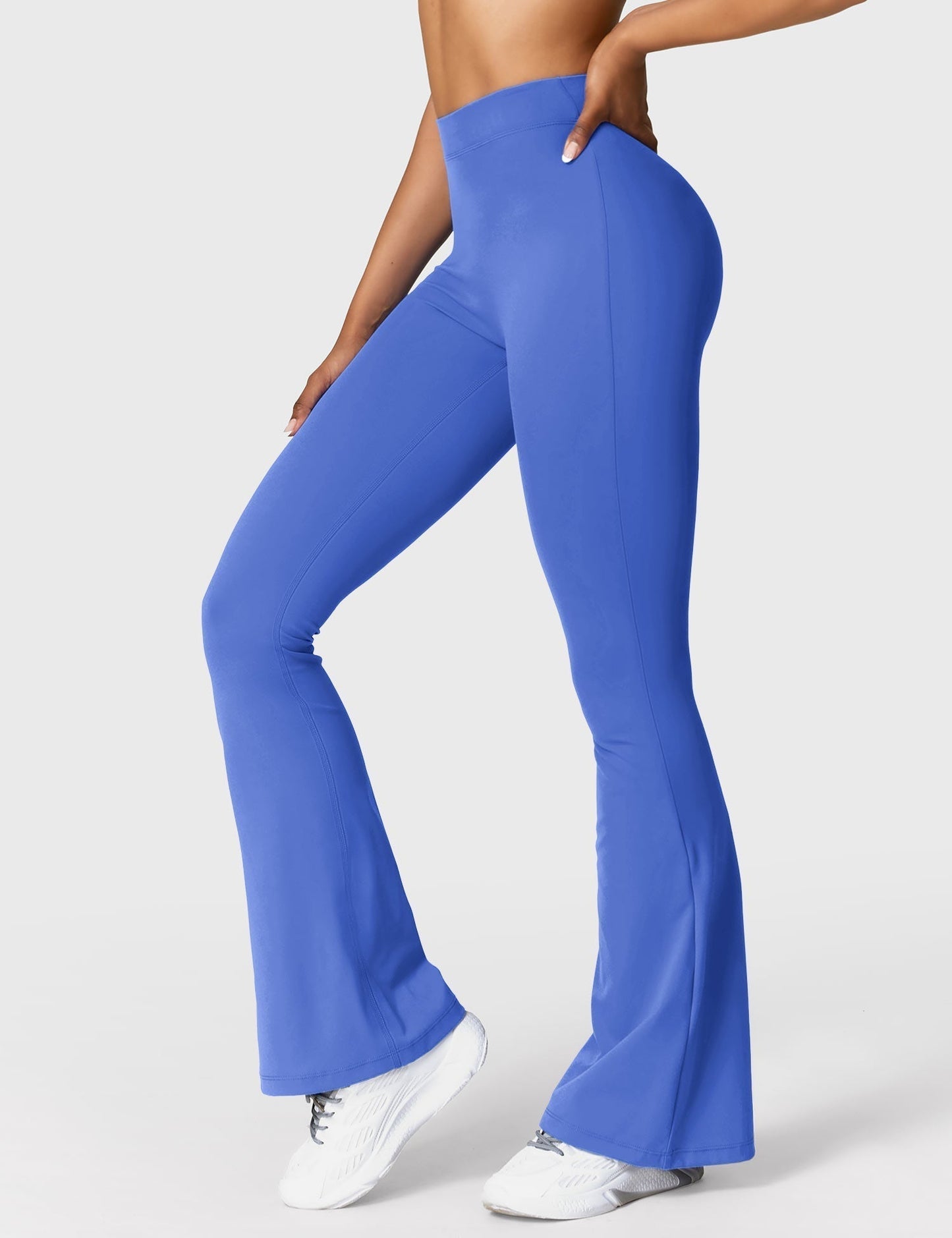 Eveloria Damen Leggings V-Ausschnitt
