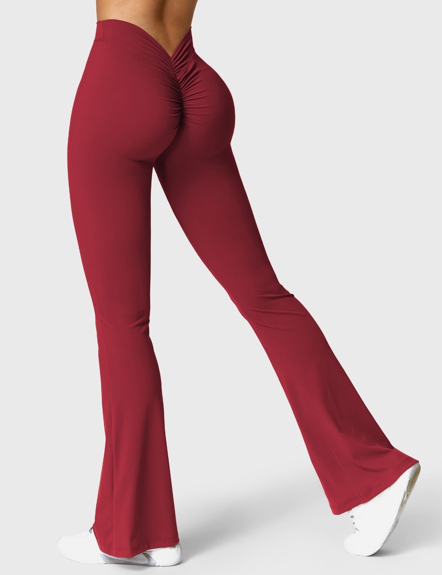 Eveloria Damen Leggings V-Ausschnitt