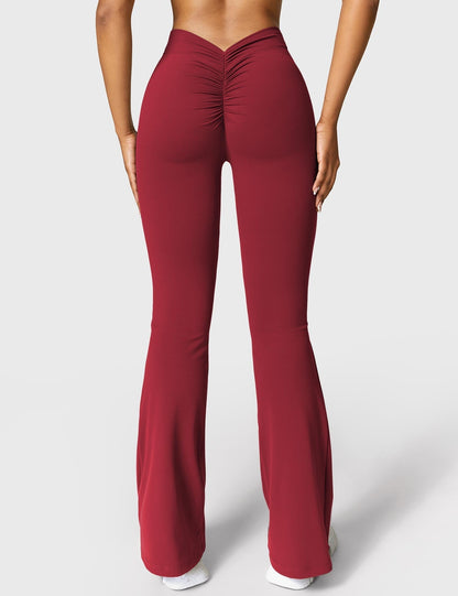 Eveloria Damen Leggings V-Ausschnitt