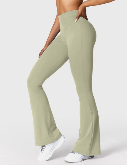 Eveloria Damen Leggings V-Ausschnitt