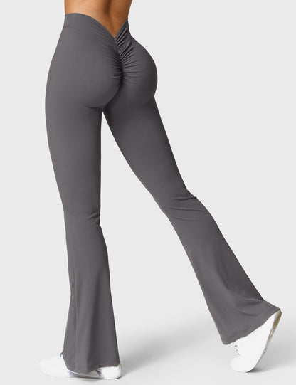 Eveloria Damen Leggings V-Ausschnitt