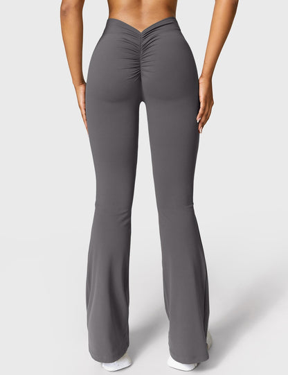 Eveloria Damen Leggings V-Ausschnitt