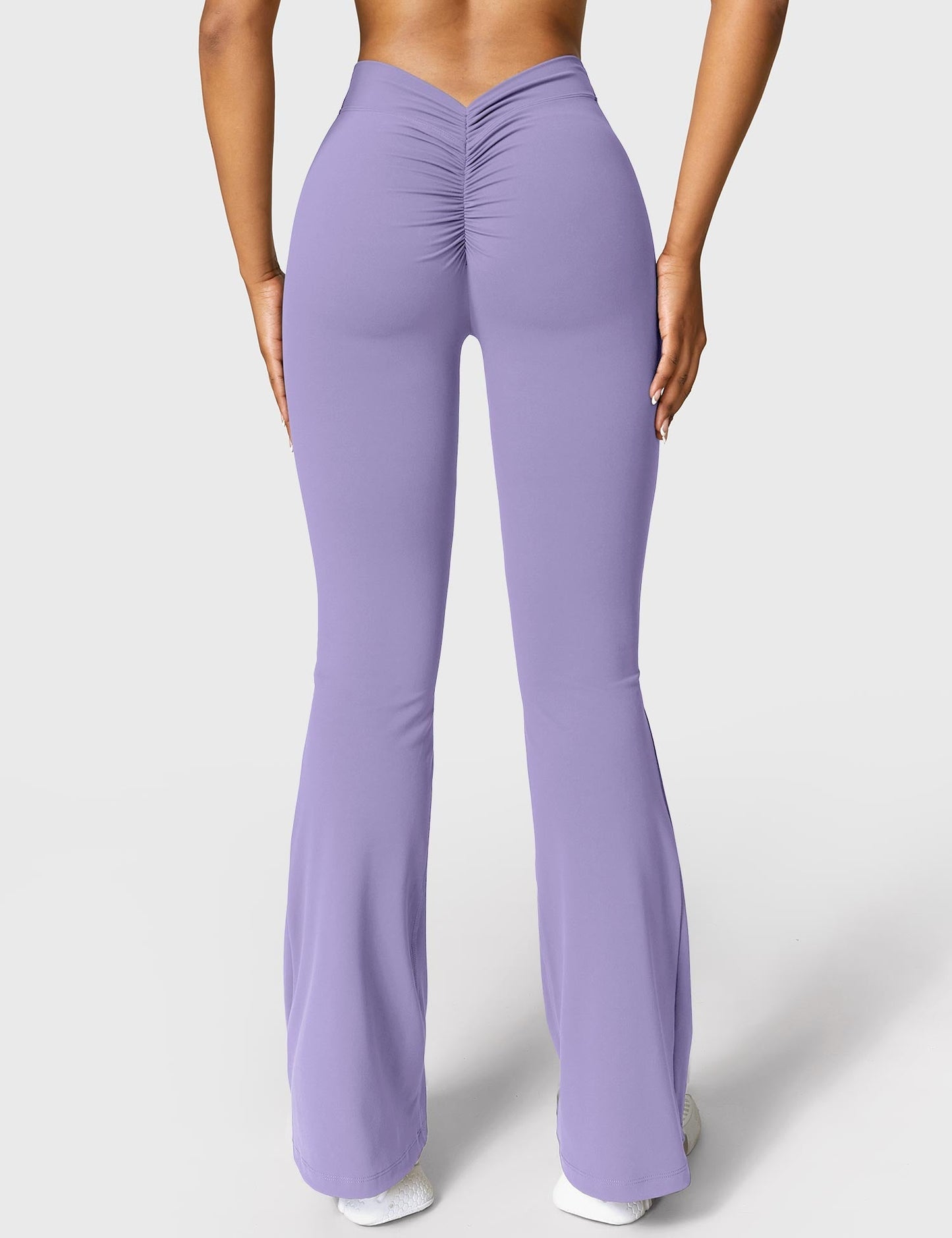 Eveloria Damen Leggings V-Ausschnitt