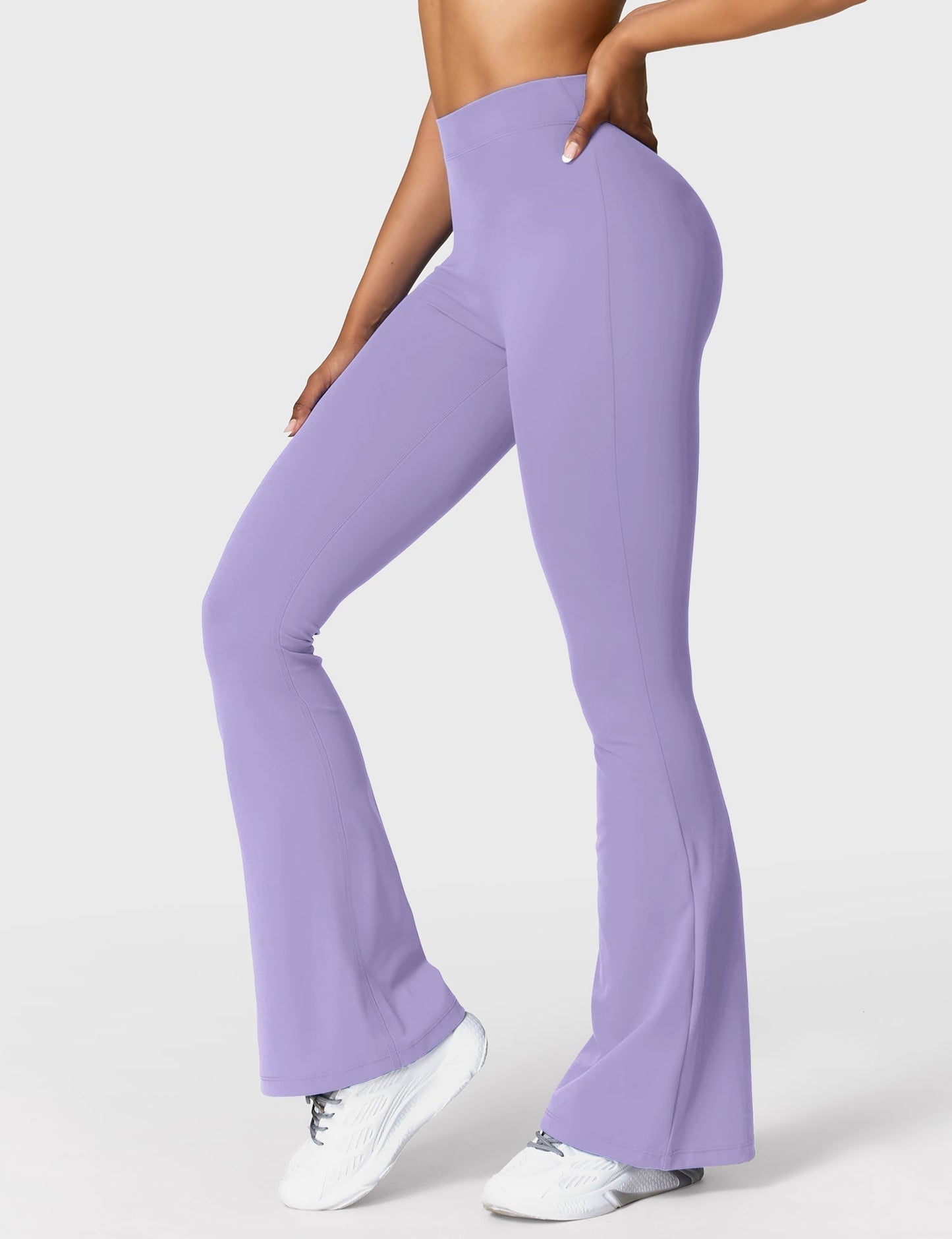 Eveloria Damen Leggings V-Ausschnitt