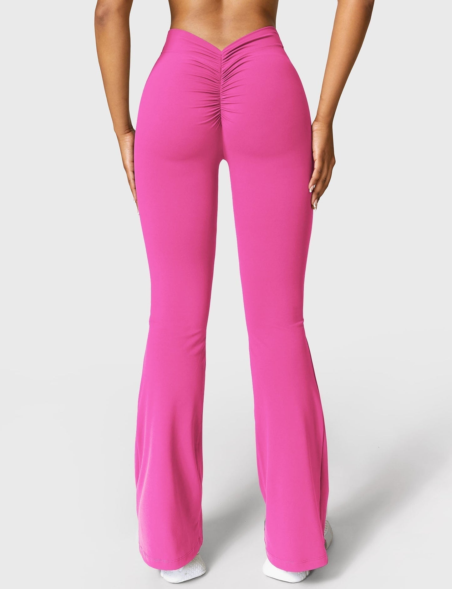 Eveloria Damen Leggings V-Ausschnitt
