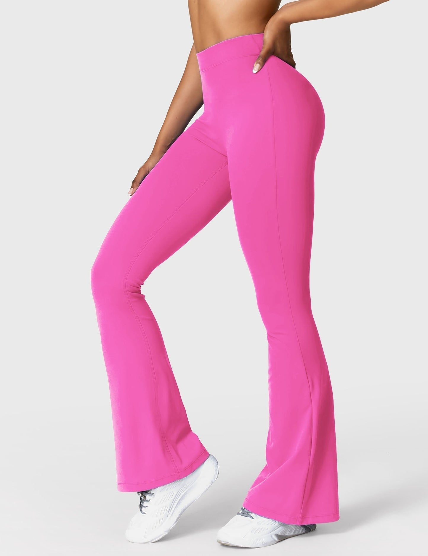 Eveloria Damen Leggings V-Ausschnitt