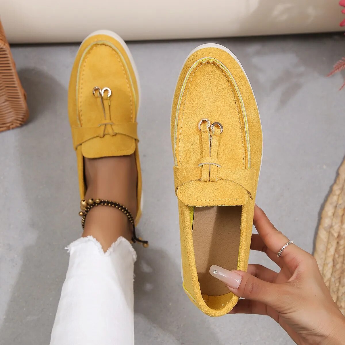 Eveloria Damen Wildschuhe Slipper