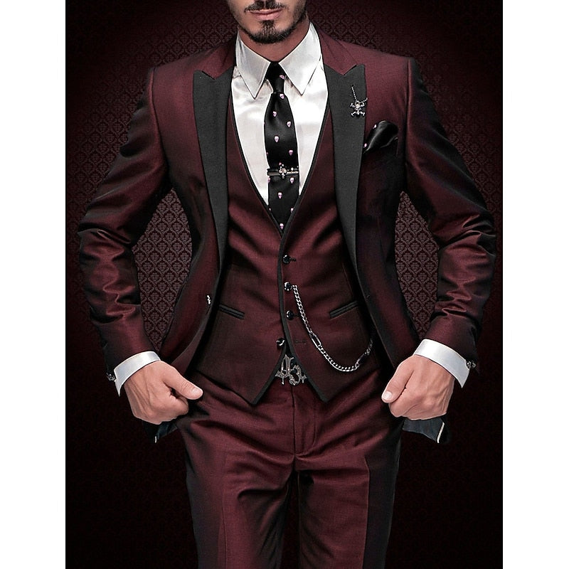 Herren Hochzeitsanzug Elegant Komplett - Eveloria