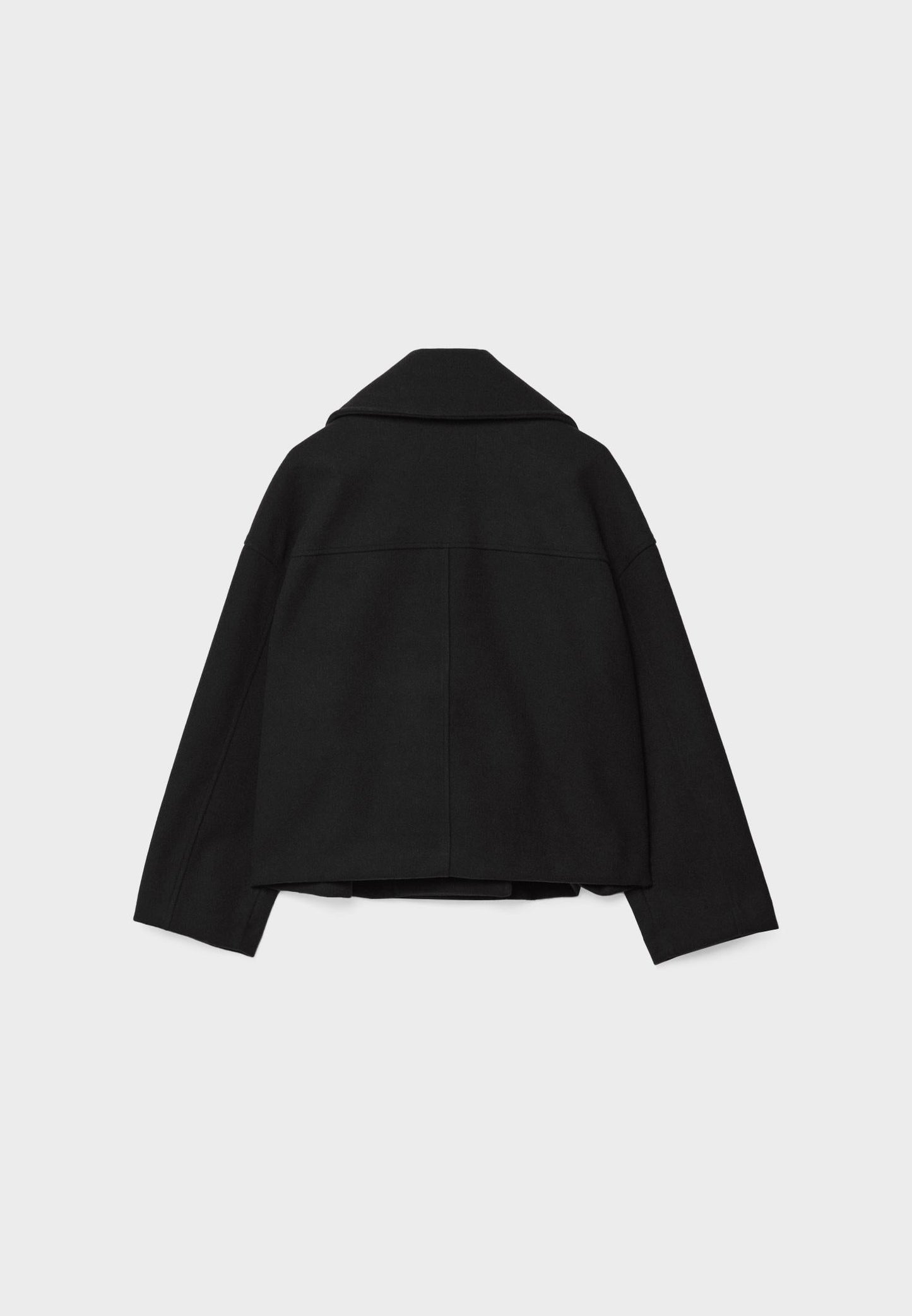 Damen Oversize Kurzmantel Herbst Übergang