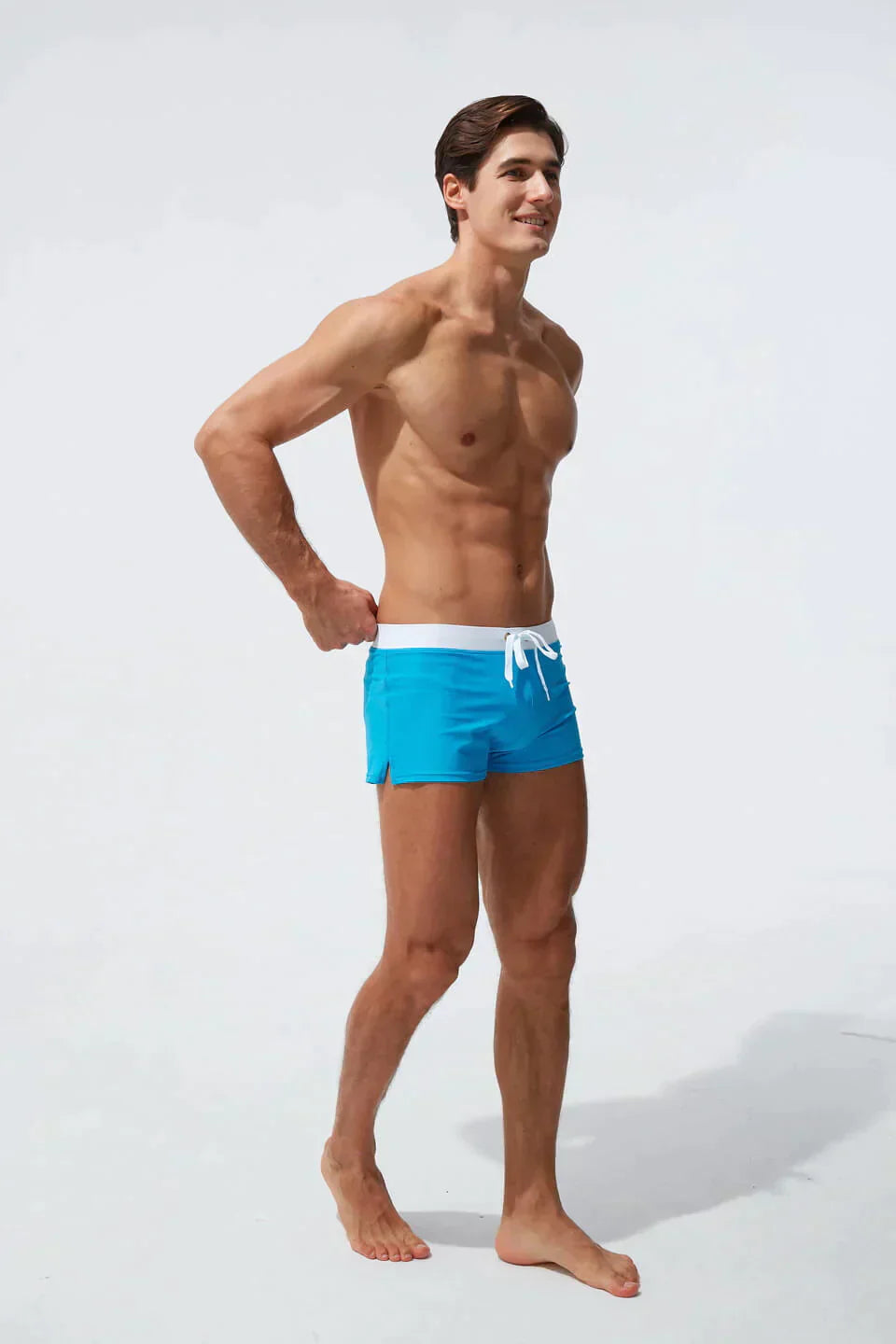 Herren Badeshorts Kordelzug Kurz