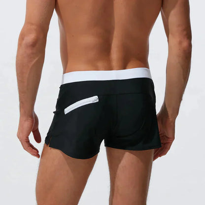 Herren Badeshorts Kordelzug Kurz